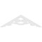 Ekena Millwork Pitch Robin Architectural Grade PVC Gable Pediment, 36"W x 10 1/2"H x 1"P (7/12) GPP036X011X100ROB - alternate 5